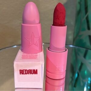 Brand new Jeffree Star Velvet Trap lipstick Redrum New in box full size lipstick